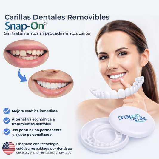 SNAP SMILE® CARILLAS DENTALES REMOVIBLES
