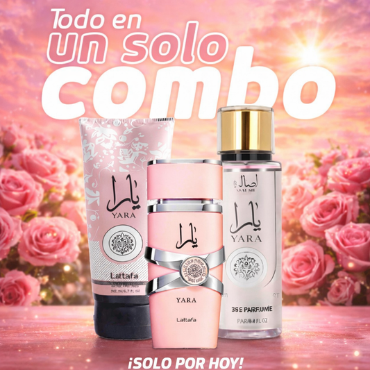 SET BURPHRISE YARA: Splash Corporal + Perfume + Crema | Paga 1 LLévate 3